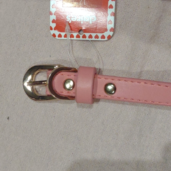 New pink 17" collar dog and new dog toy - Picture 5 of 5